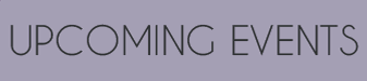 Upcoming Events